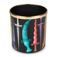 A Piero Fornasetti Shortsword Waste Paper Basket