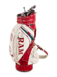 A Set of President Gerald R. Ford Tournament Used Golf Clubs and Bag,