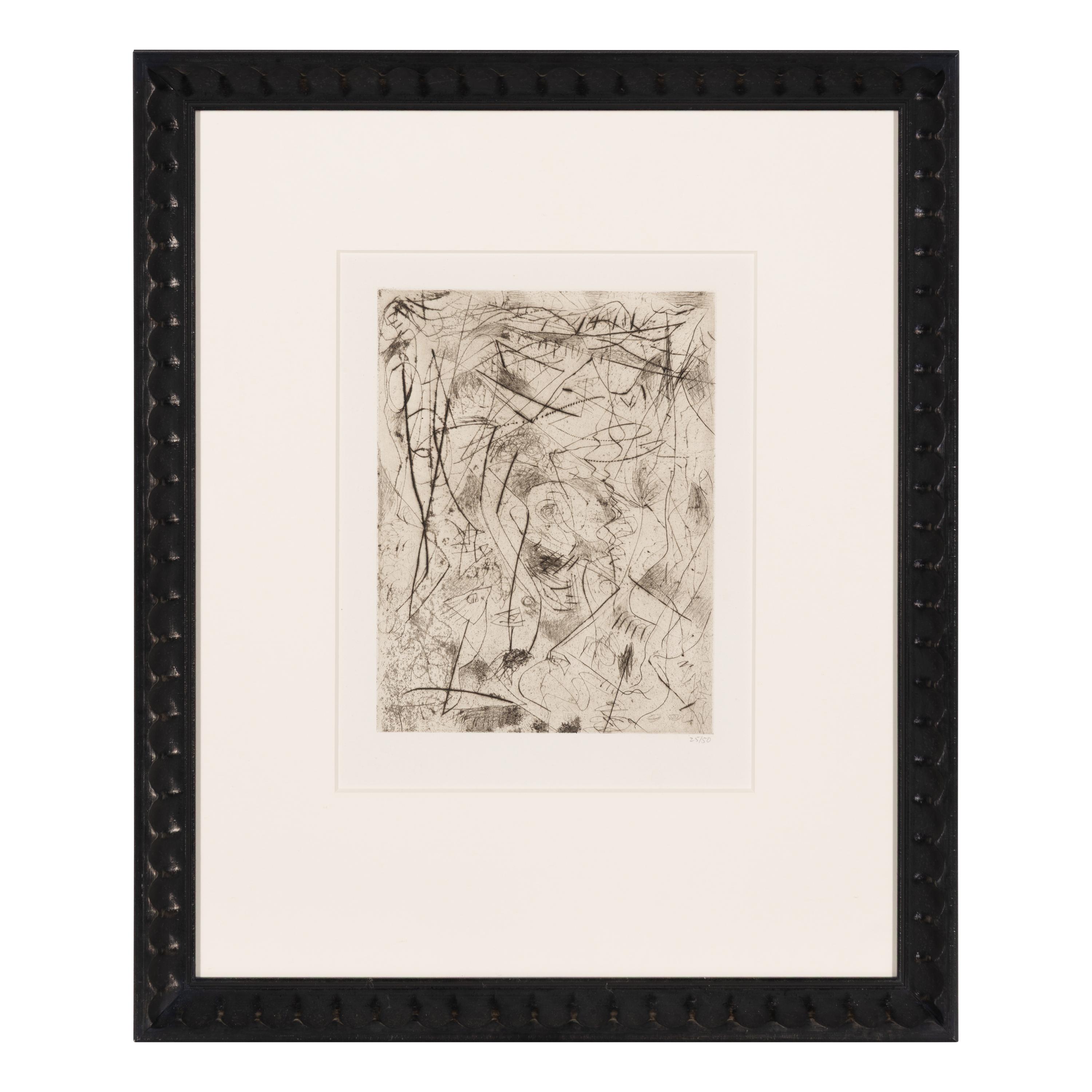 Jackson Pollock (American, 1912-1956) — Untitled , 1944-45; printed 1967
