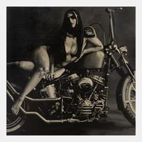 Karen on Tony's Chopper, 1969