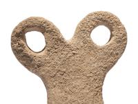 A Syrian Terracotta Spectacle Idol