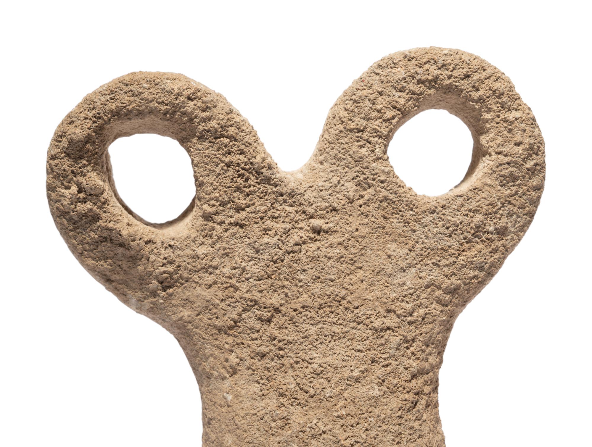 A Syrian Terracotta Spectacle Idol
