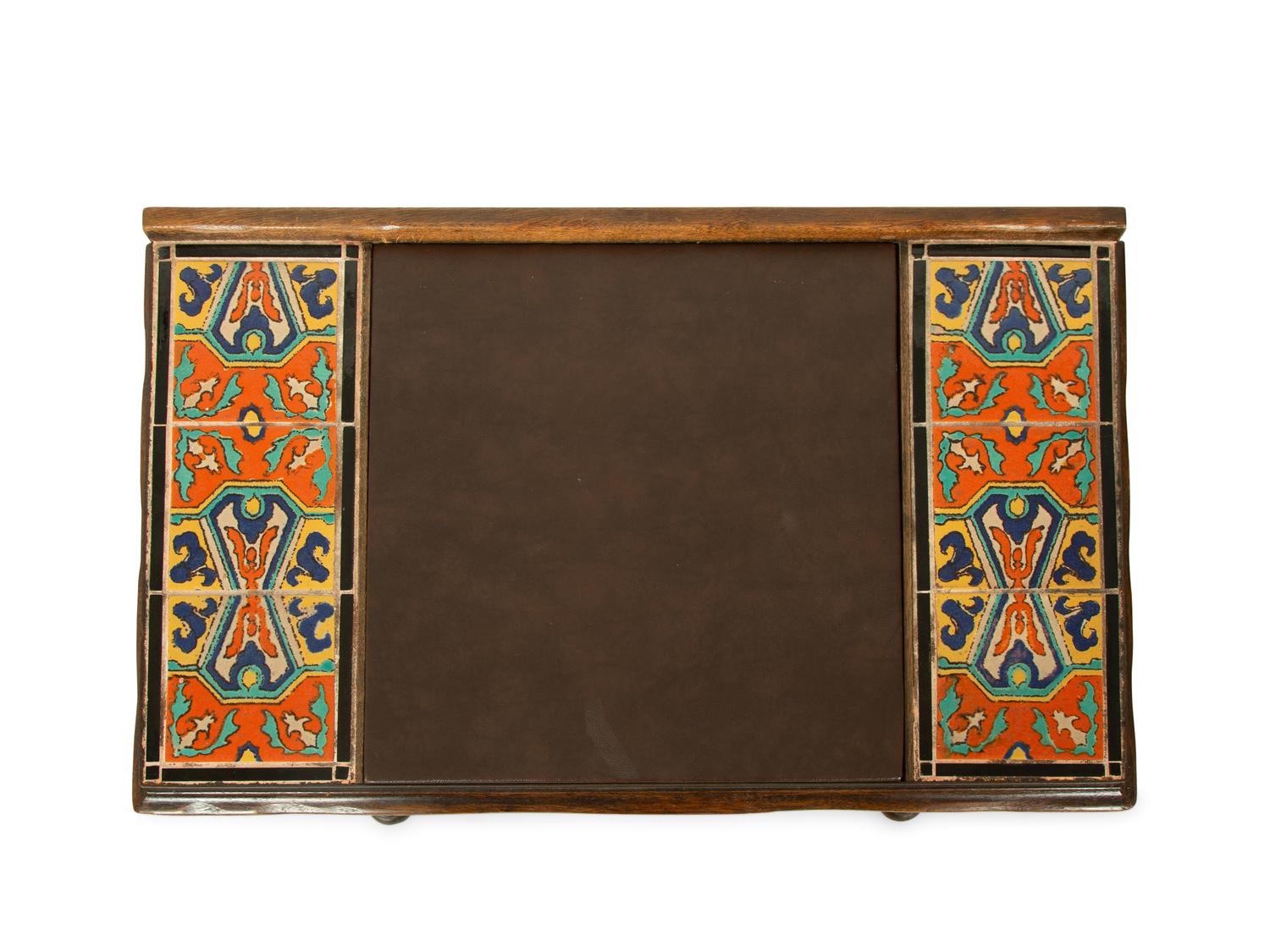 A Karpen Monterey Mahogany Writing Desk — 20TH CENTURY