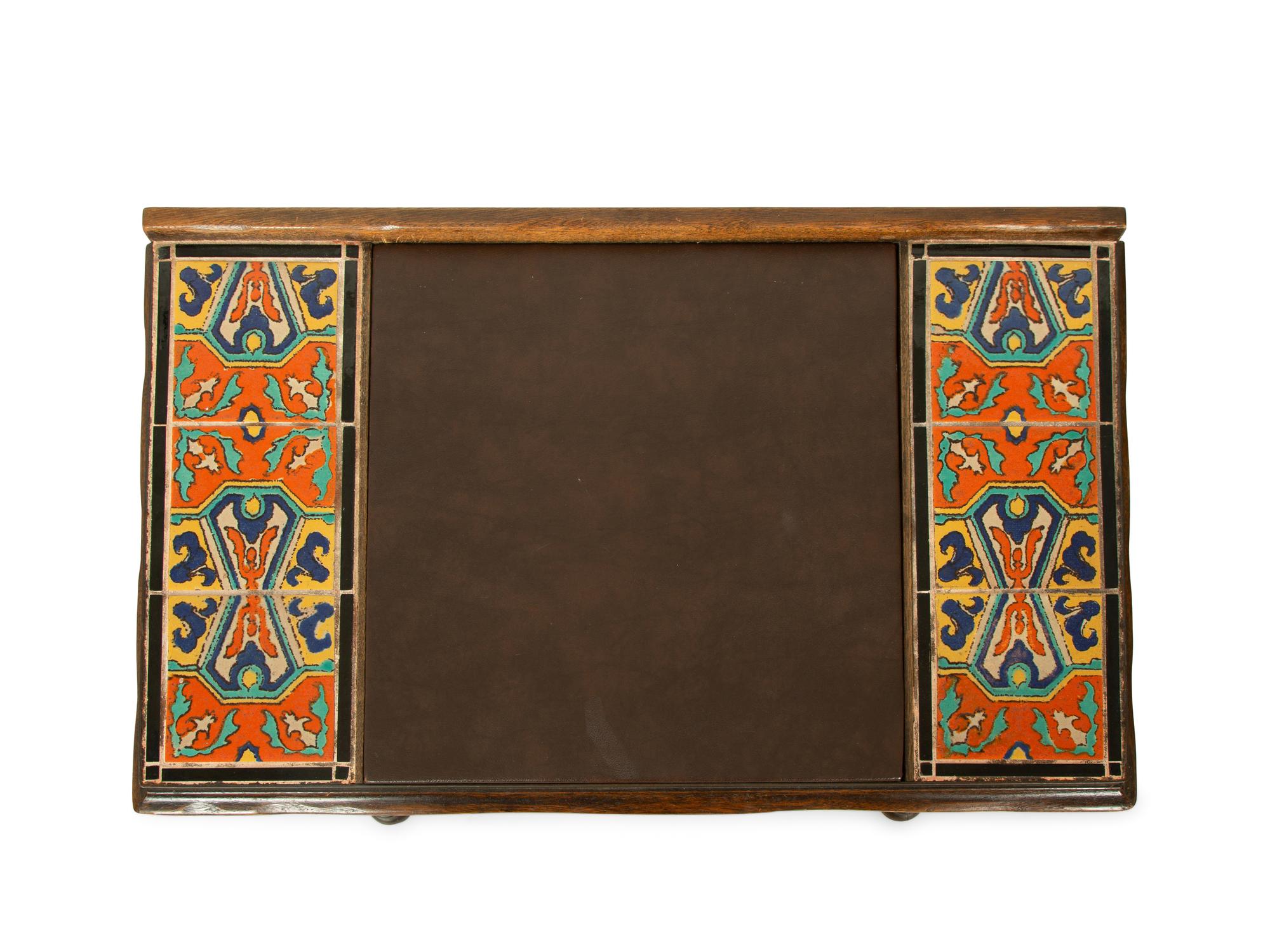 A Karpen Monterey Mahogany Writing Desk — 20TH CENTURY