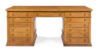 Frank Lloyd Wright, (American, 1867-1959), Pedestal desk for the Frank L. Smith Bank, Dwight, Illinois, c. 1905