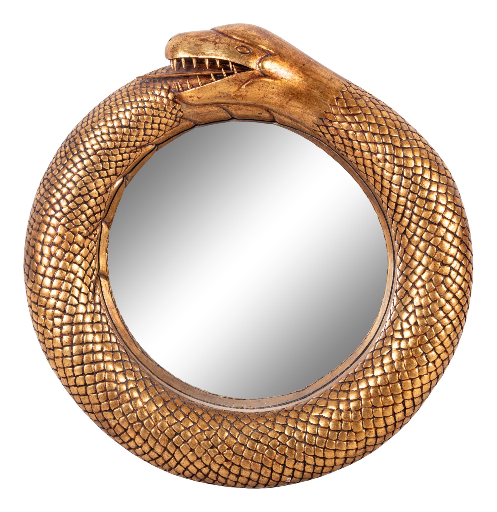 A Carved Giltwood Mirror