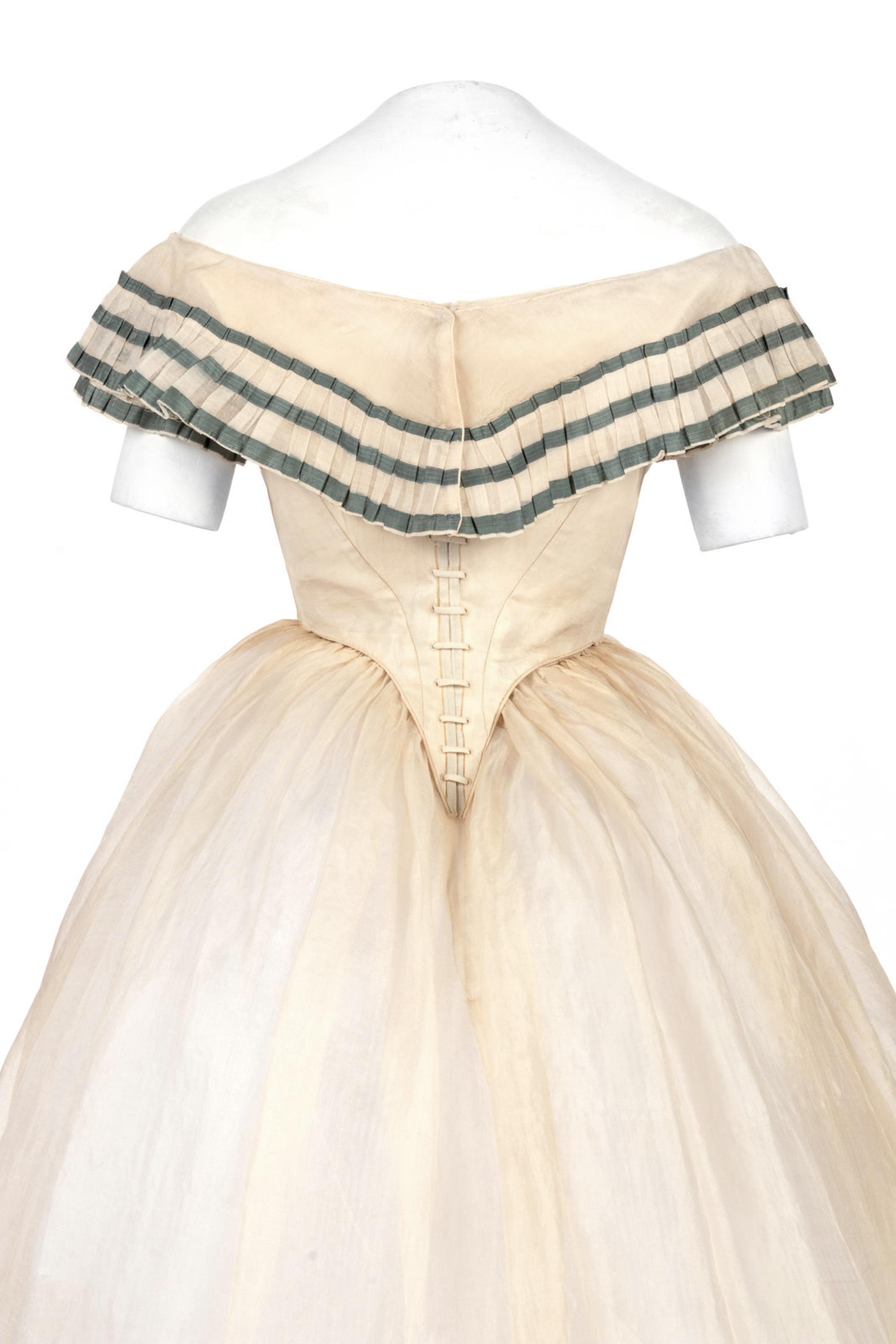 Three Piece Dress with Day and Evening Bodices, 1860s