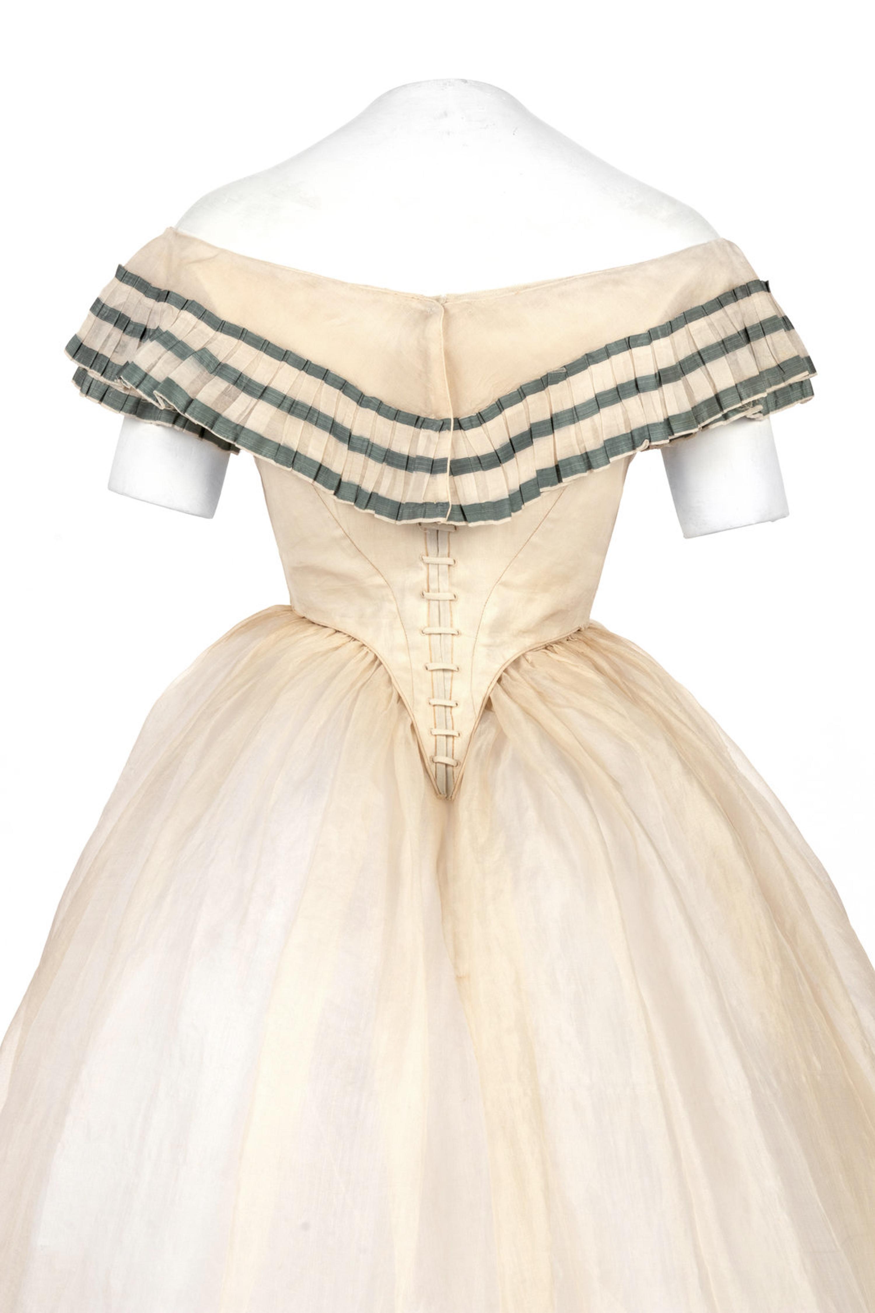Three Piece Dress with Day and Evening Bodices, 1860s