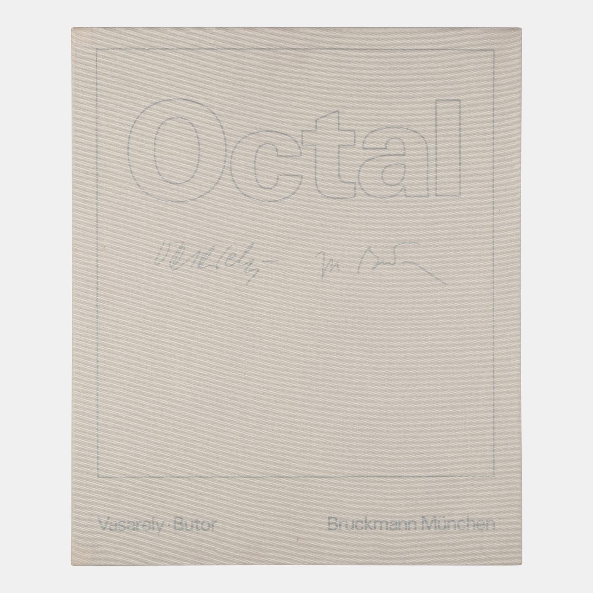 Octal (bound portfolio of 9 prints with poems by Michel Butor)