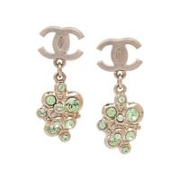 Chanel, CC & Rhinestone Drop Earrings