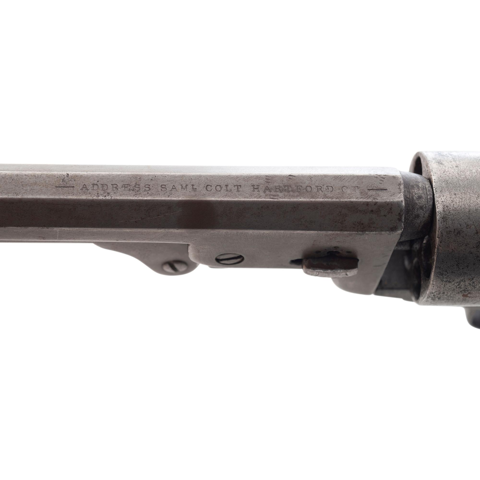 Colt Model 1851 "Navy-Navy" Revolver Inscribed to Confederate Col. William W. Loring