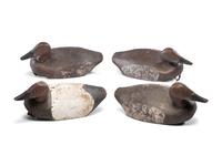 Four Carved and Painted Wood Duck Decoys
