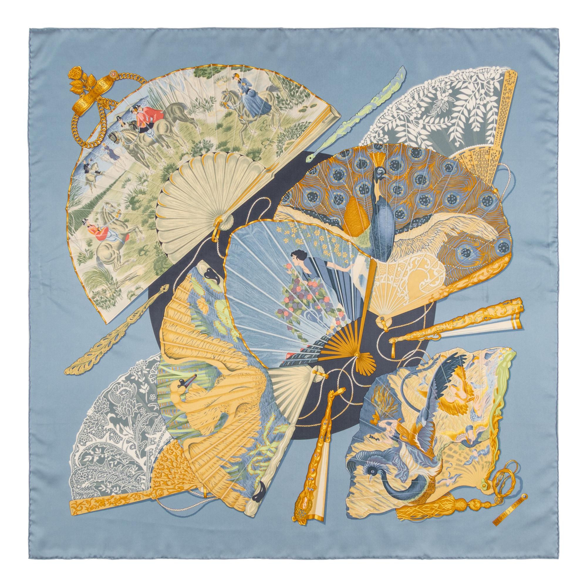 Hermès, Three Silk Scarves