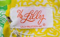 A Lilly Pulitzer Green and Yellow Floor Length Caftan,
