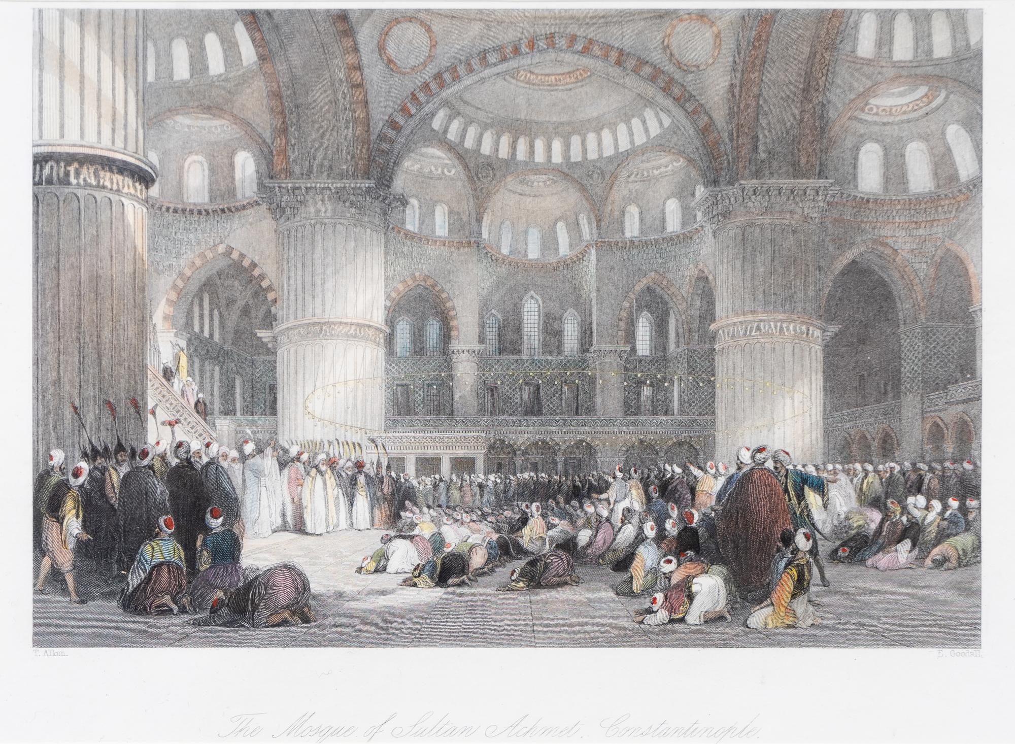 A Group of Six Steel Engravings of Turkey After Thomas Allom and Rouargue