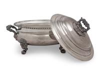 An English Silver-Plate Soup Tureen