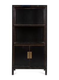 A Contemporary Chinese Ebonized Cabinet
