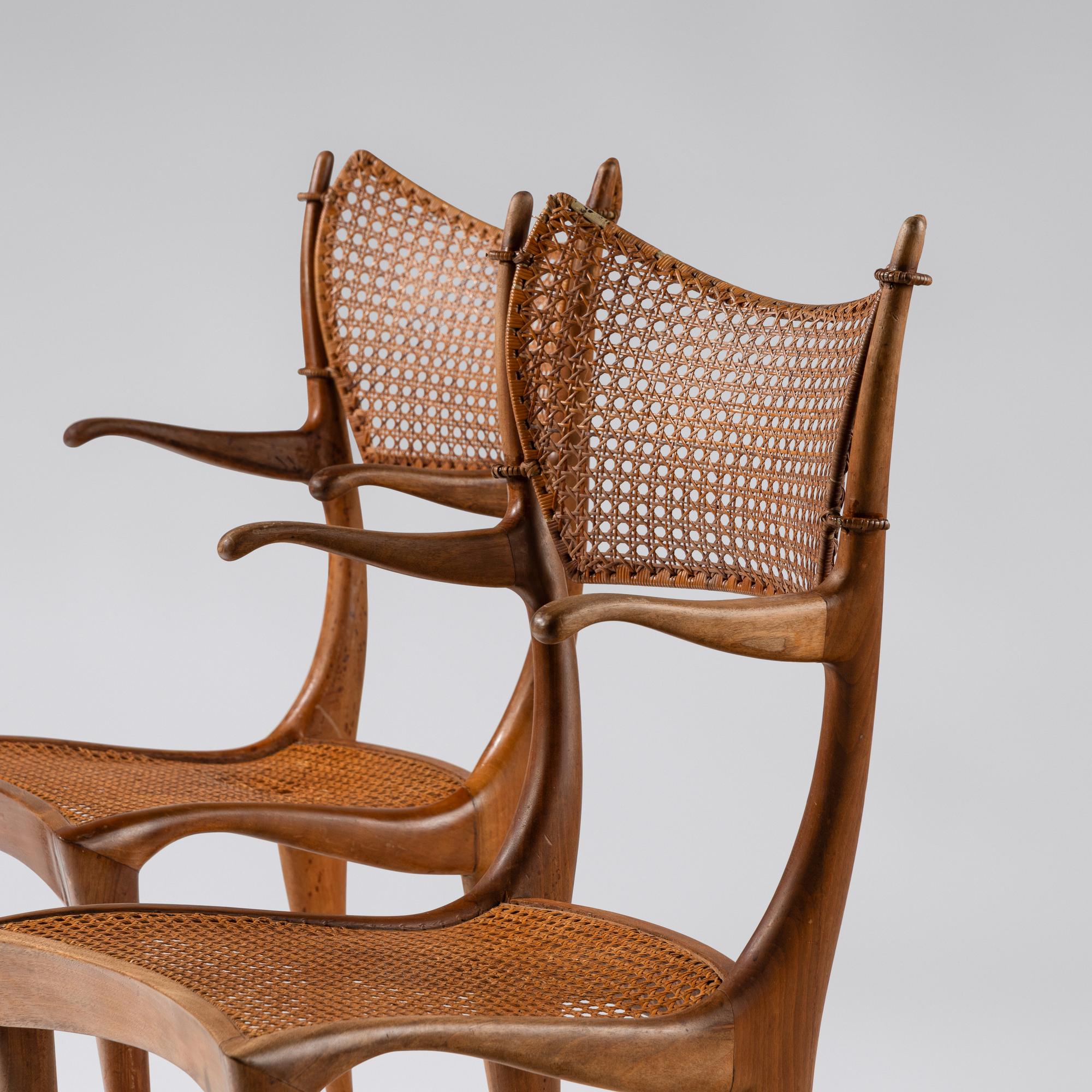 Pair of Gazelle armchairs, Model 20B