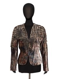 Krizia, Velvet Beaded 'Warrior’ Jacket, 1980s