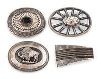 Navajo Sterling Silver Belt Buckles