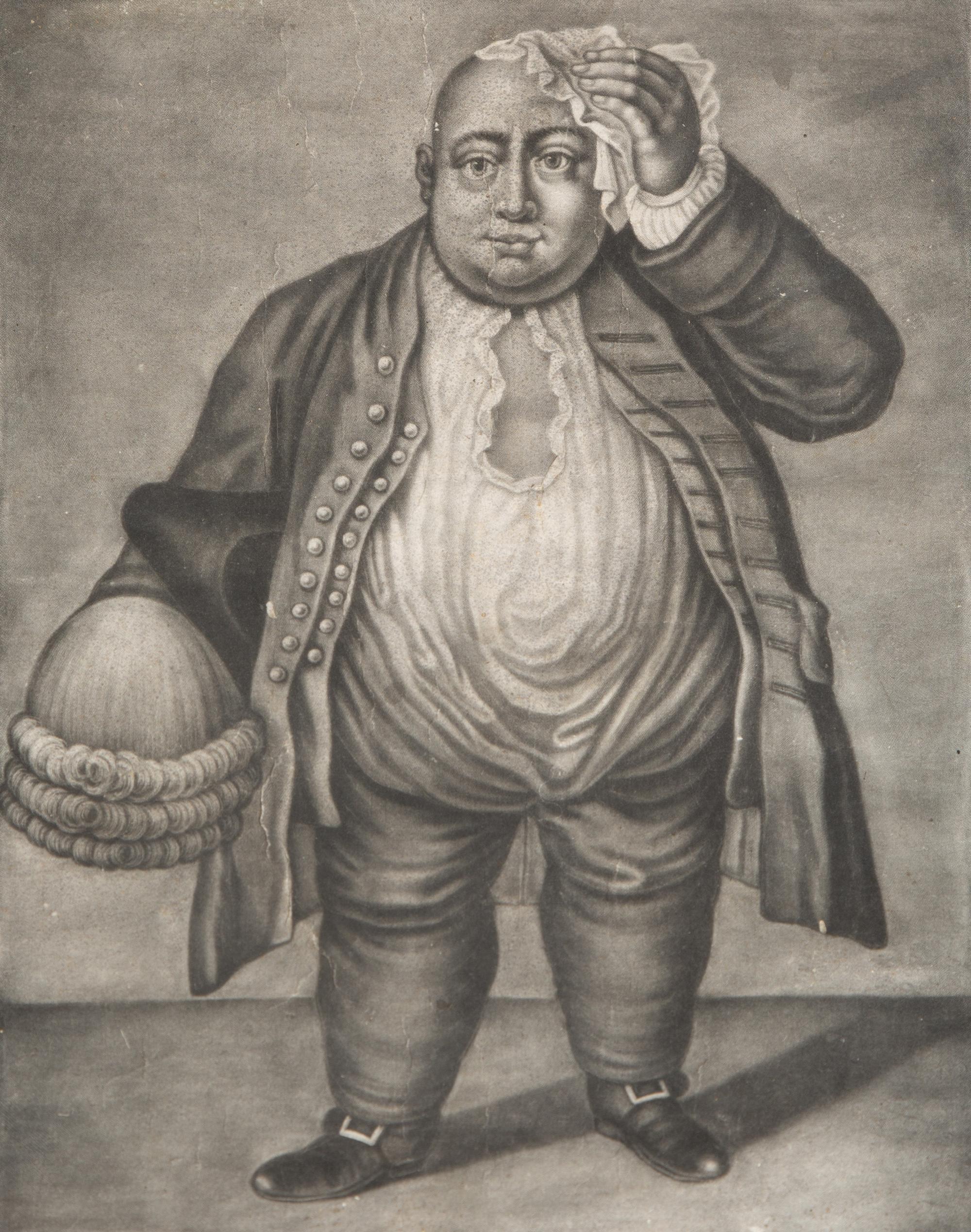 Two Engravings Depicting the "Fat Men of Essex" — 19TH CENTURY