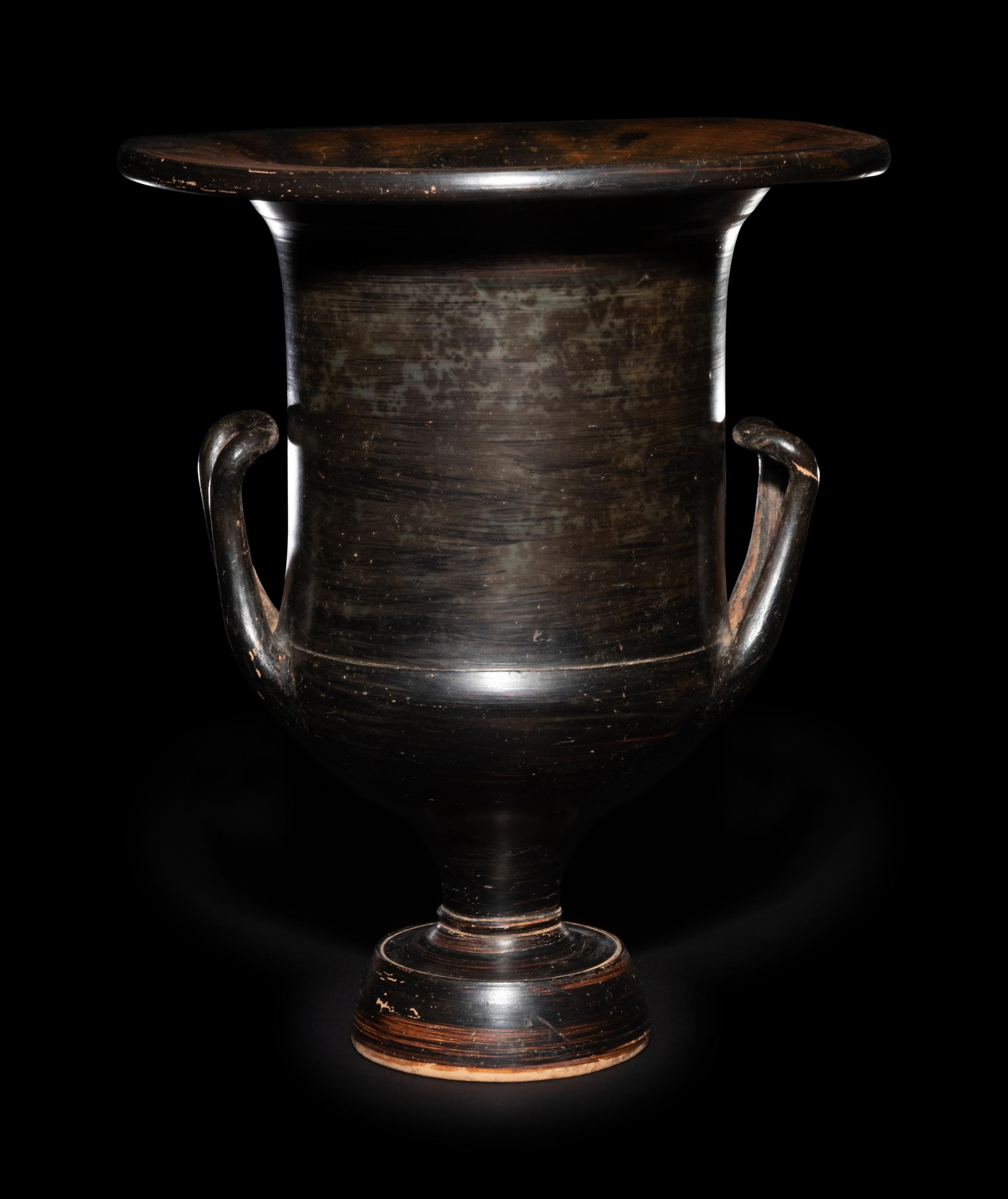 A Campanian Black-Glazed Calyx-Krater
