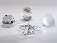 Four Glass Paperweights
