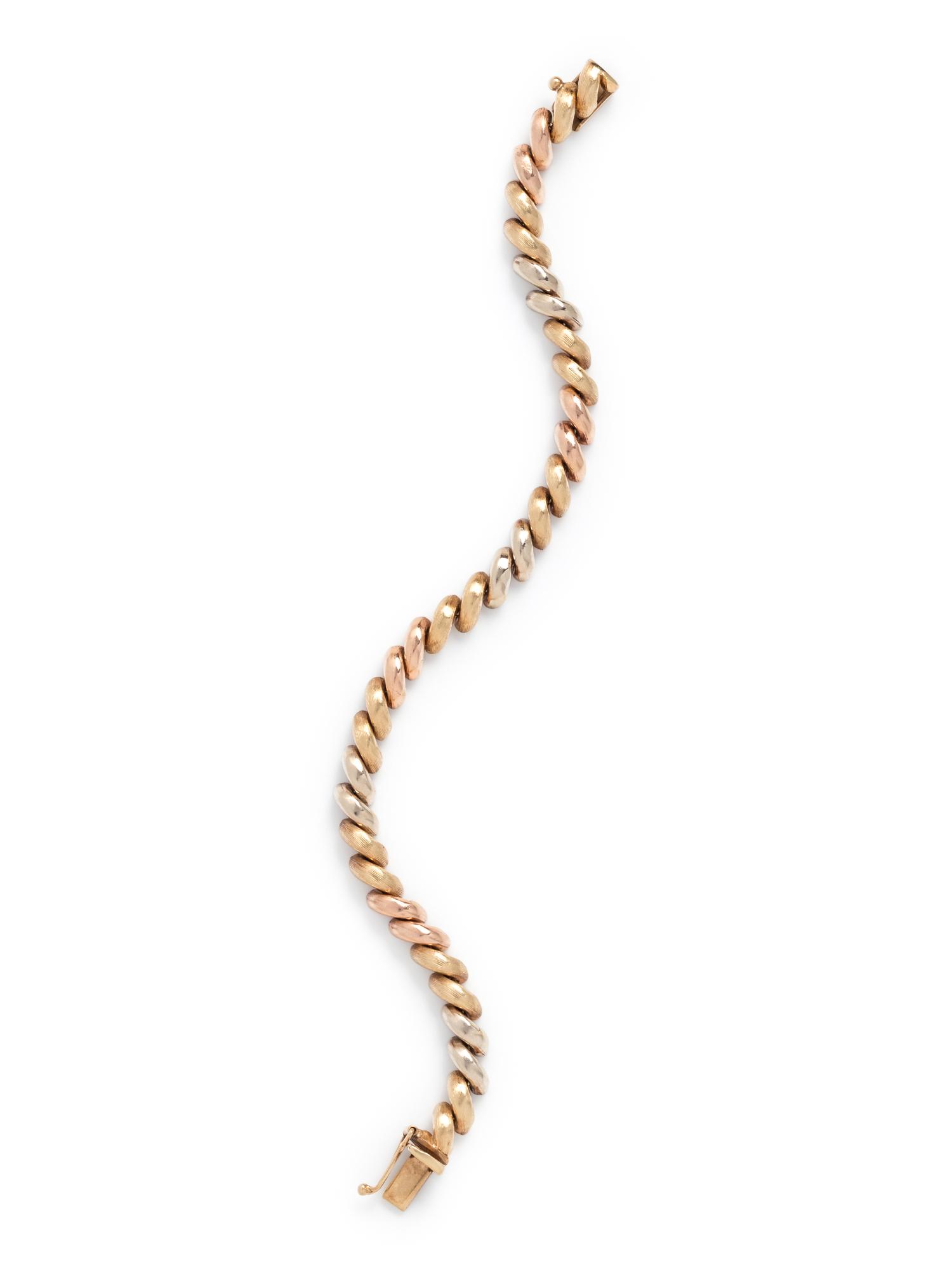 TRICOLOR GOLD BRACELET