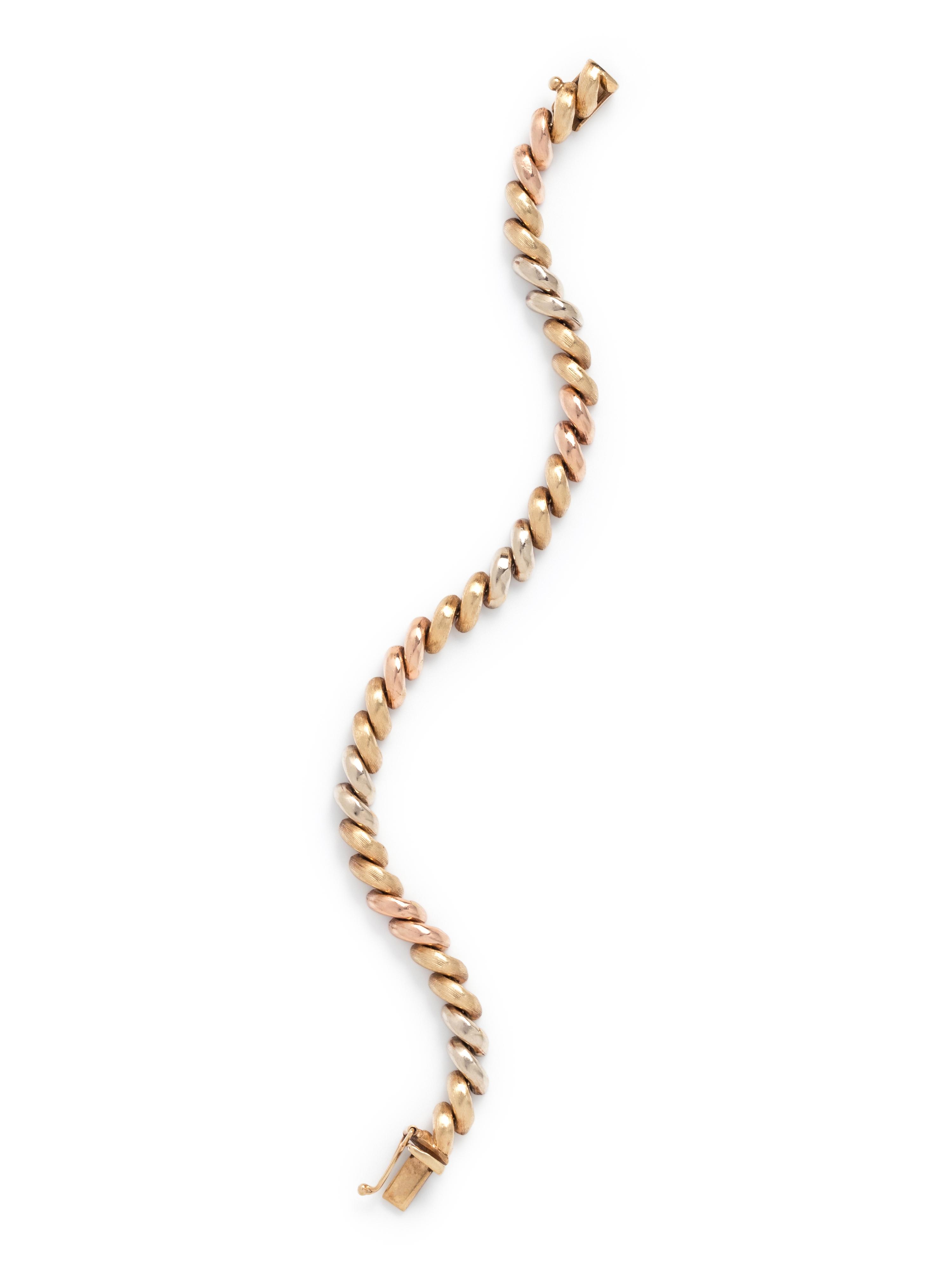 TRICOLOR GOLD BRACELET