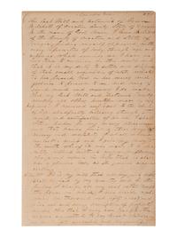 [ENSLAVEMENT]. 1853 will of Green Mitchell bequeathing 29 enslaved persons to family. Decatur, GA.