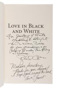 MEMOIRS A group of 7 works, most FIRST EDITIONS INSCRIBED TO SECRETARY ALBRIGHT: