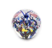 An Antique American Patriotic Paperweight Diameter 3 1/4 inches