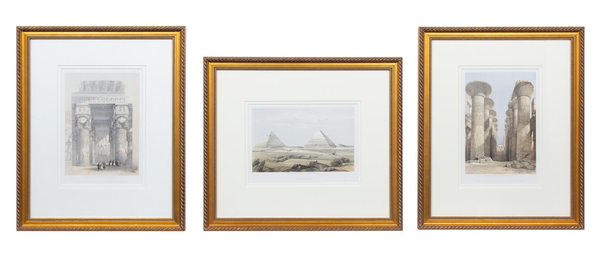 ROBERTS, David (1796-1864). A group of 15 small-format lithograph prints from "The Holy Land", including: