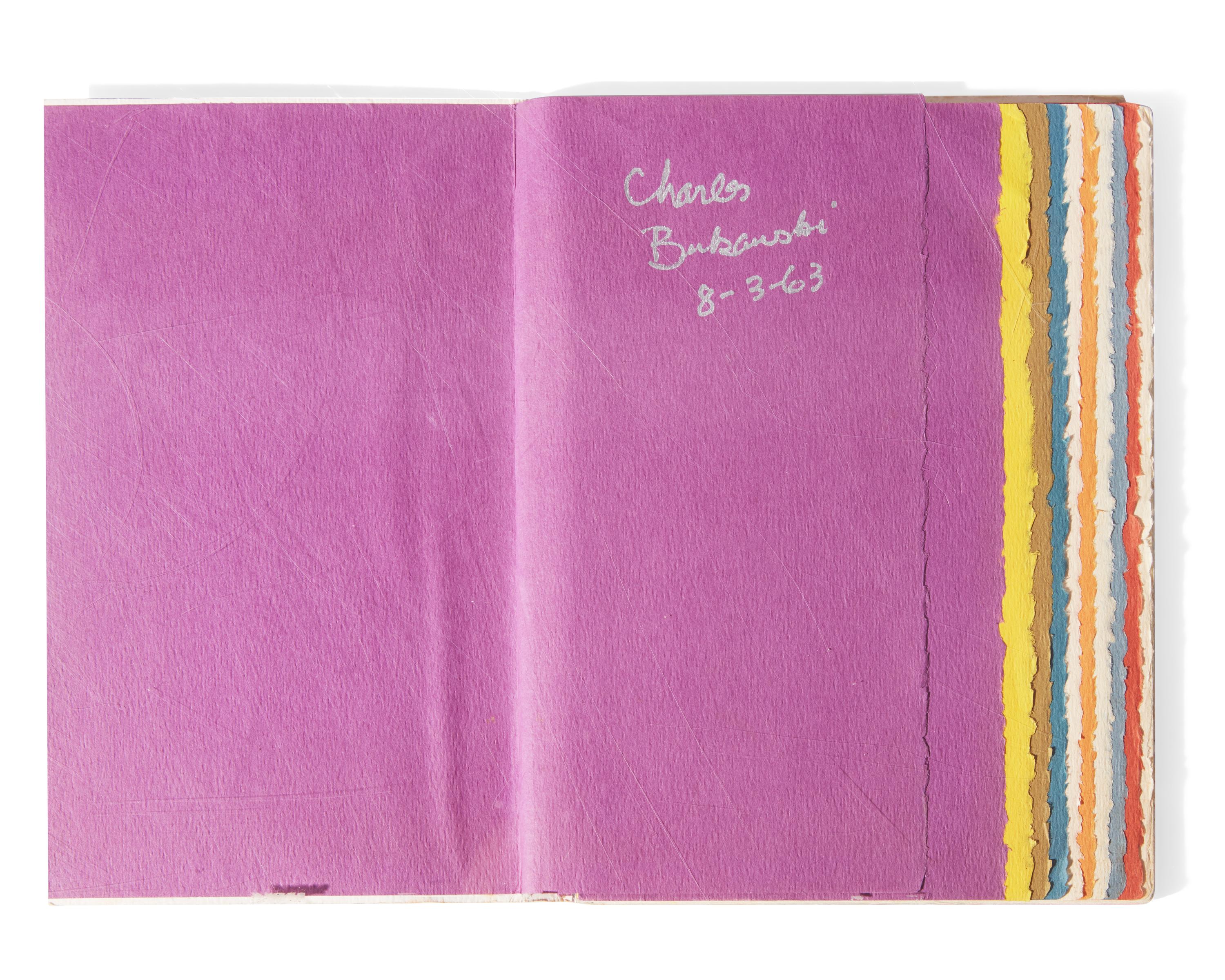 [Literature] Bukowski, Charles. Publisher's Mock-Up of "it catches my heart in its hands"