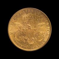 A United States 1890-S Liberty Head $20 Gold Coin