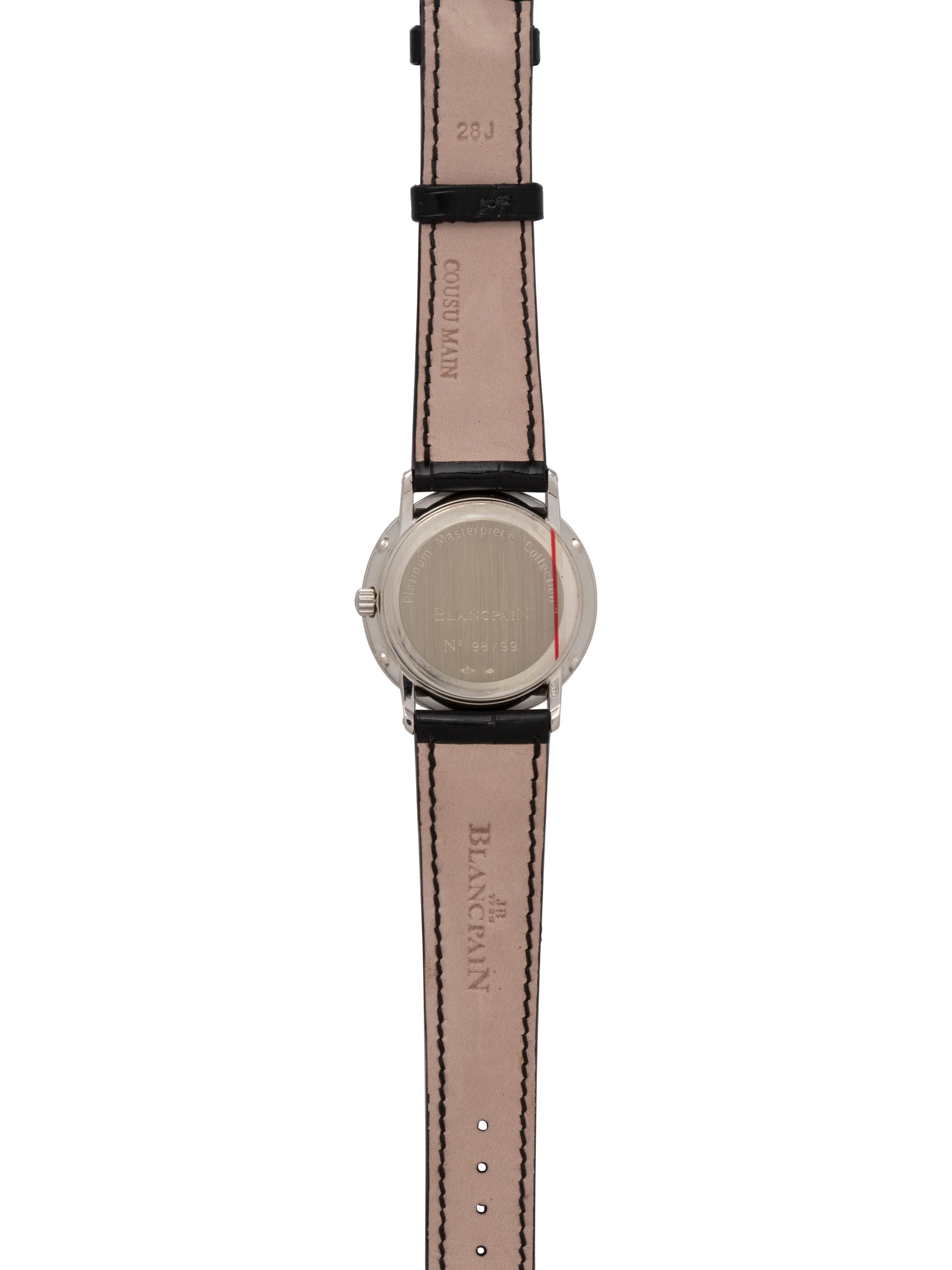 BLANCPAIN, PLATINUM PERPETUAL CALENDAR MOON-PHASE WATCH