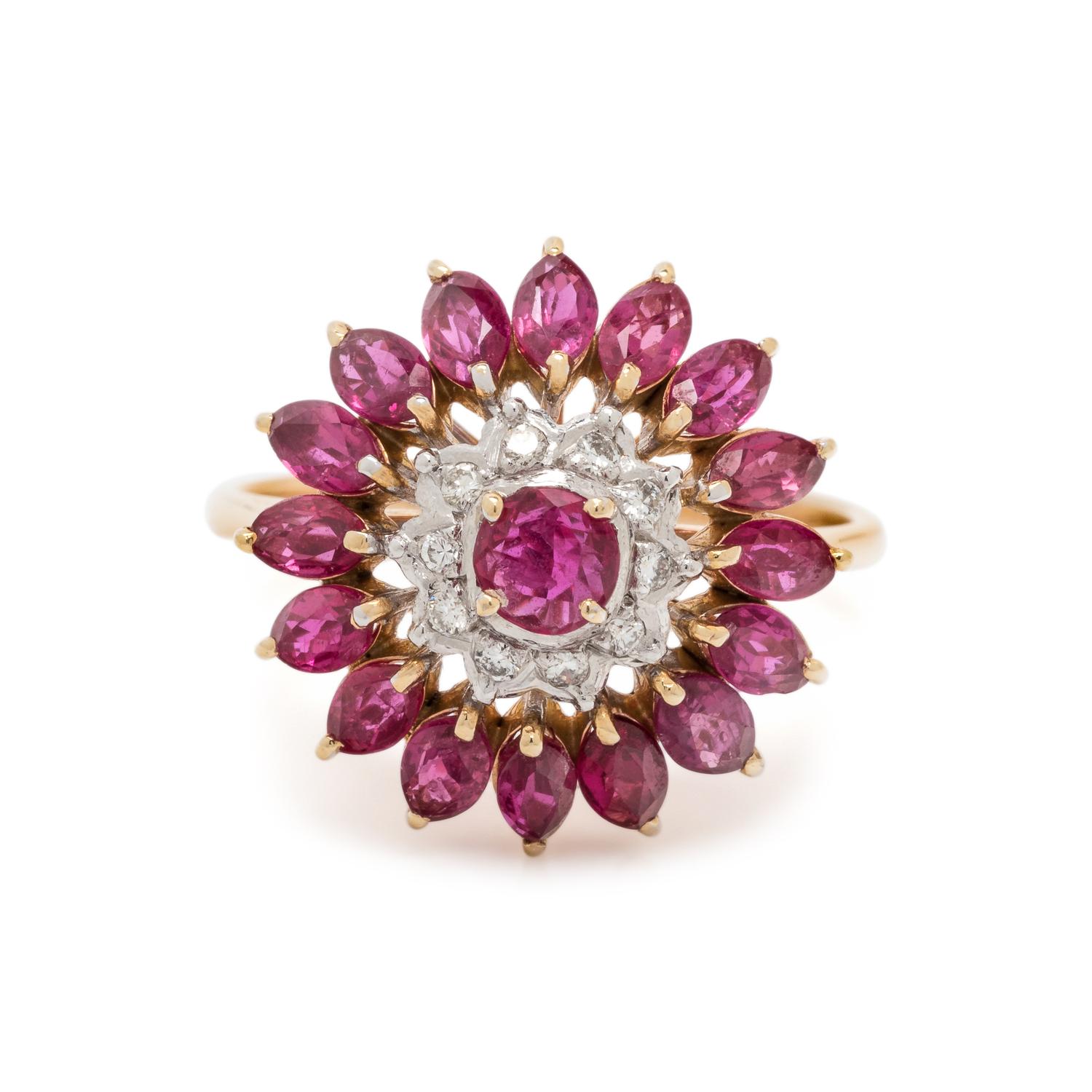 RUBY AND DIAMOND RING