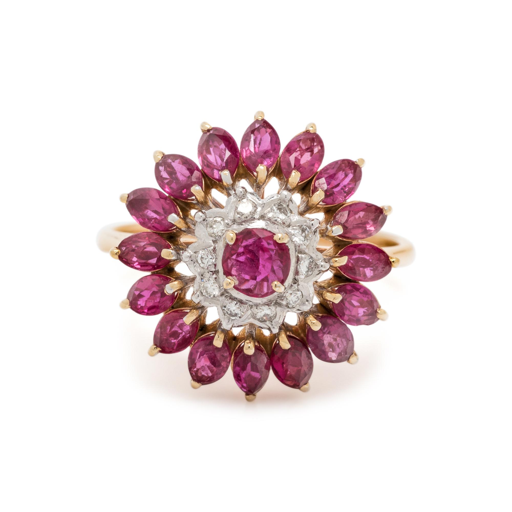 RUBY AND DIAMOND RING