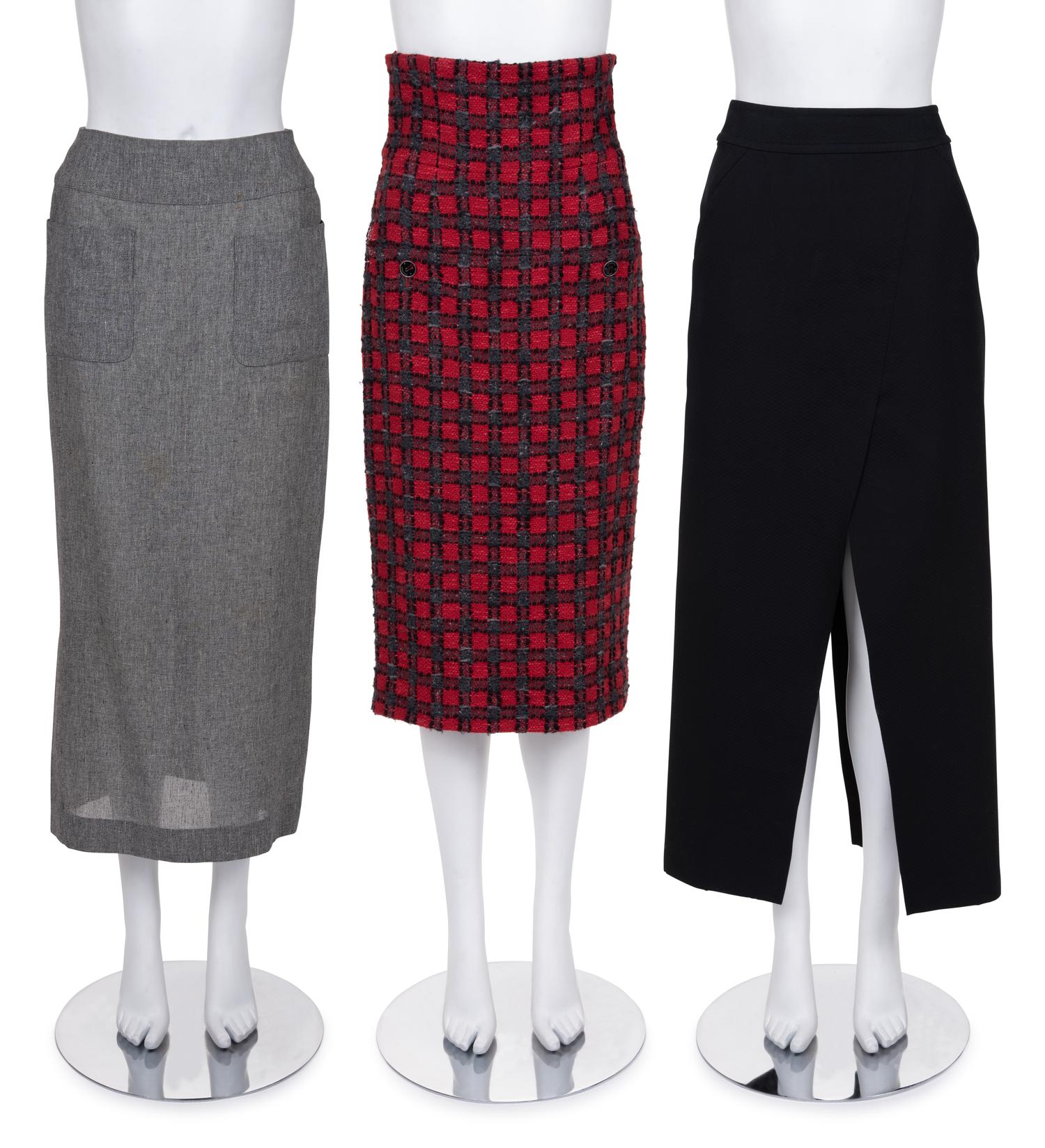 Three Chanel Skirts, 1990-2000s