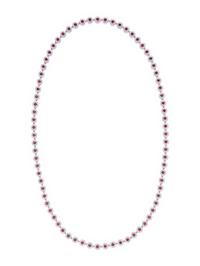 TIFFANY & CO., RUBY, DIAMOND, AND PLATINUM 'COBBLESTONE' NECKLACE