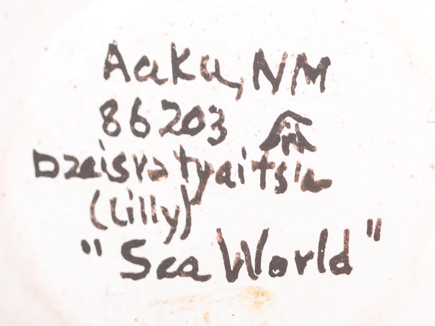 Acoma Seed Jar and Miniature Pottery
