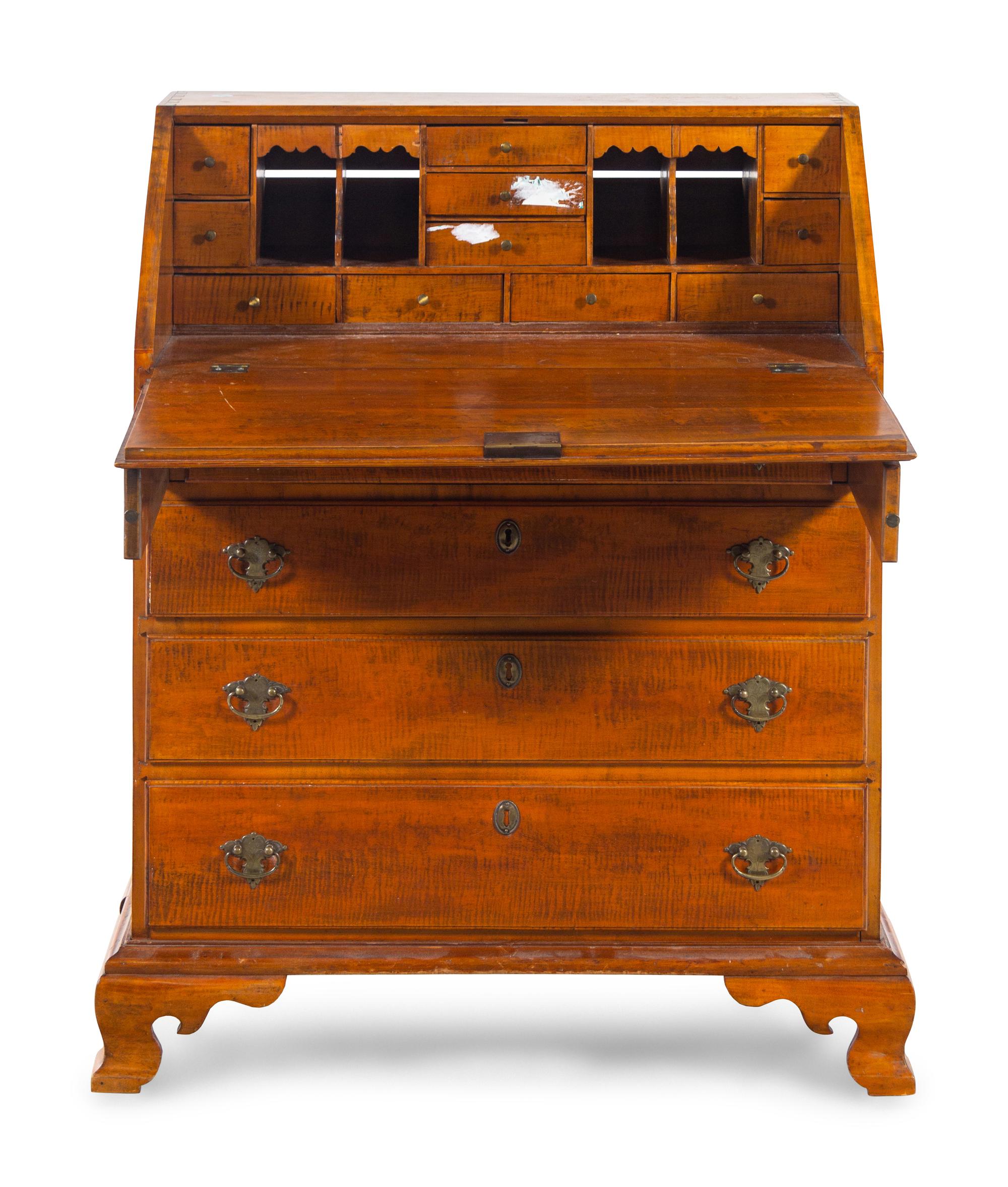An American Maple Slant Front Desk