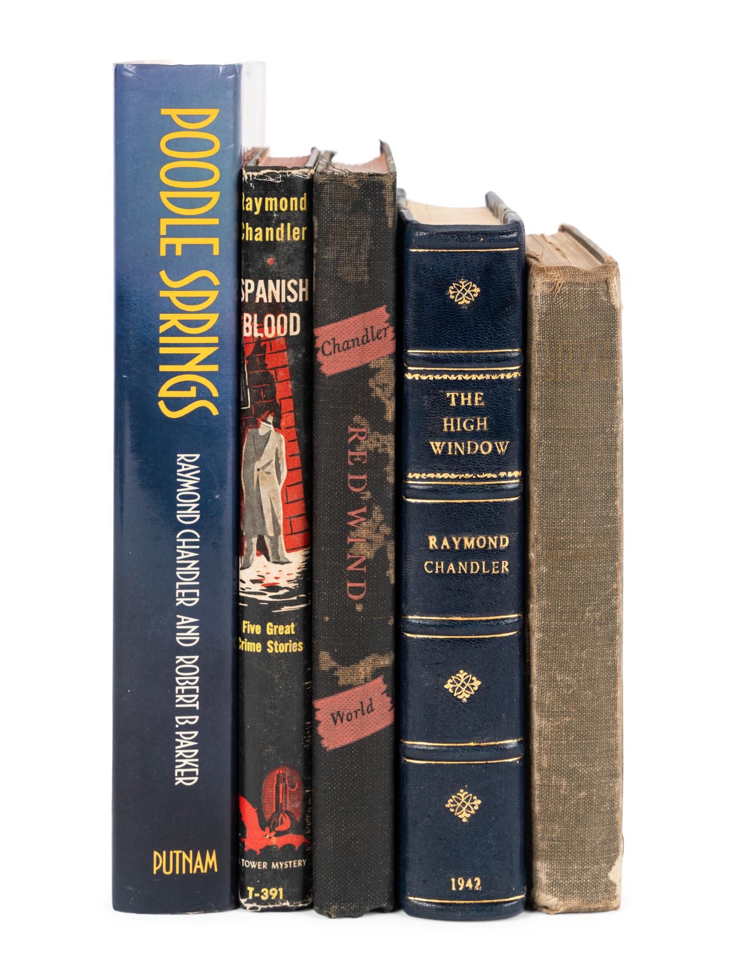 CHANDLER, Raymond (1888-1959). A group of 5 works, comprising: