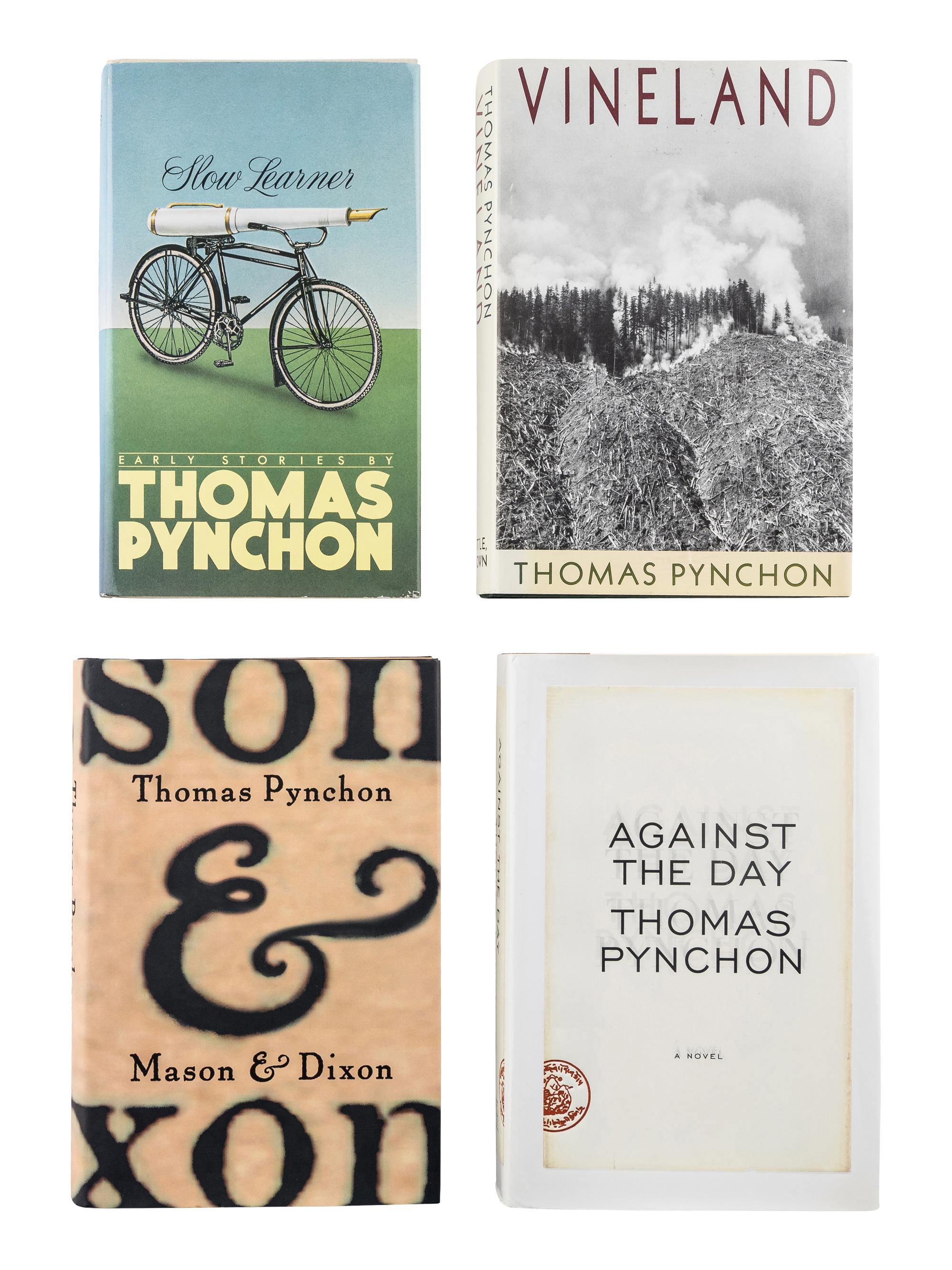 PYNCHON, Thomas (b. 1937). A group of 12 works by Pynchon, MOST FIRST EDITION, comprising: