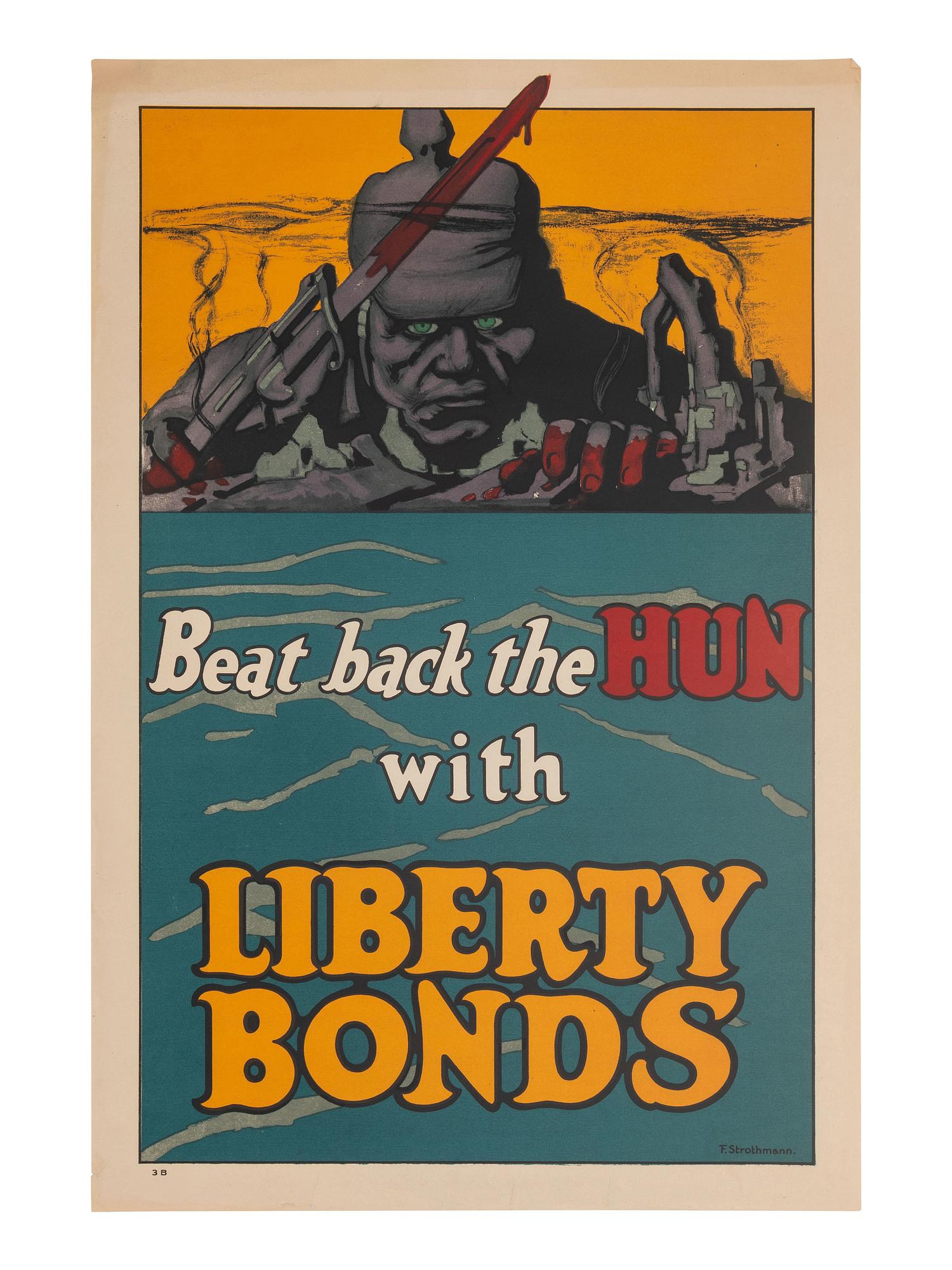 [WWI]. 4 posters promoting Liberty Bonds and War Savings Stamps.