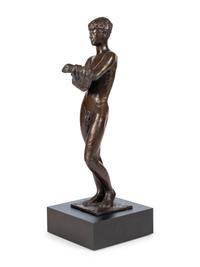 Hemdauszieher (Standing Nude Man Undressing) , conceived in 1944