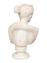 An English Marble Bust of Diana of Versailles