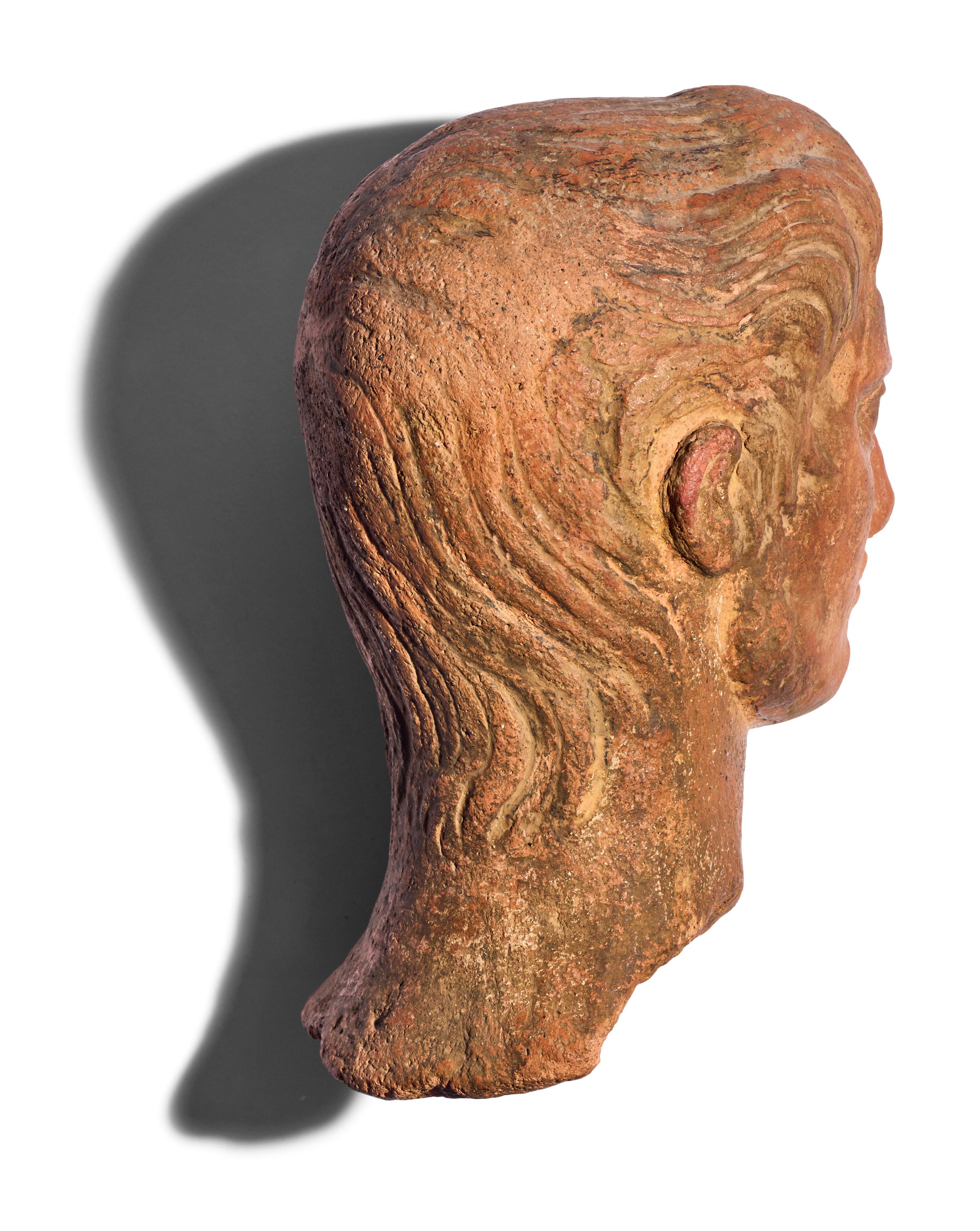 A Roman Terracotta Head