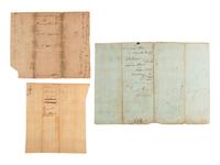 [NORTHWEST TERRITORY]. A group of 3 documents related to legal proceedings in the Northwest Territory, comprising: