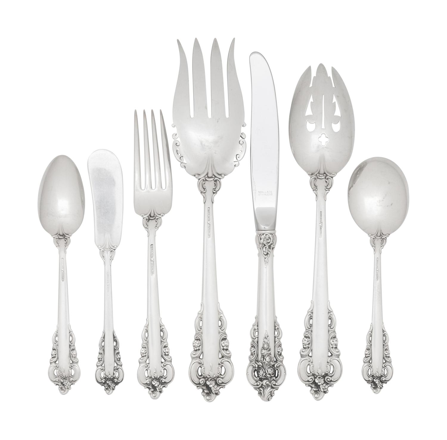 An American Silver Flatware Service